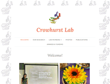Tablet Screenshot of crowhurstlab.com
